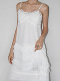 LACE LAYERED MINI DRESS