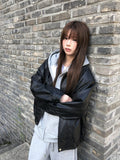 Bonne Loose Fit Hood Zip-Up