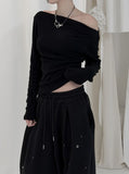 Der One Off Brushed Long Sleeve Tee