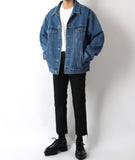 Oversize denim jacket Blue