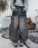 Per Balloon Cargo Denim Pants
