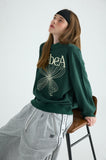 AubeA Star Ribbon Sweatshirt