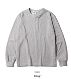 Stable Henley Neck Long Sleeve T-Shirt