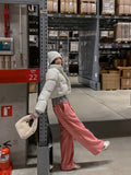 Brushed Pintuck Wide String Training Pants