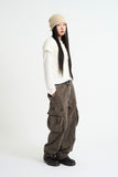 Layered ribbed half sleeve top