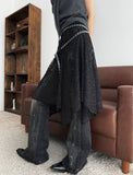 Raven Drape Skirt