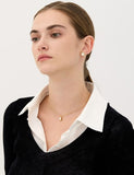 Penidor NEW Silver (Y) Earrings White Pearl
