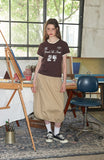 The Limit CROP Ringer Short Sleeve Tee