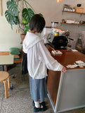 Ryujini striped long skirt