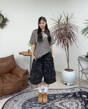 Caned Stripe Short Sleeve T-shirt