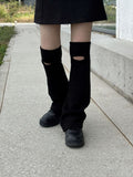 Cut-out leg warmers