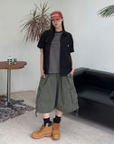 Sepun Roll-up Patch Check Shirt