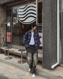 Roku Pintuck Cargo Denim Pants