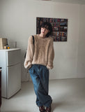 Basic winter angora knit