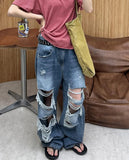 Rudd Distressed Washed Denim Pants