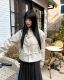 [Quilted Lining] Lumin Duffle Hood Short Coat