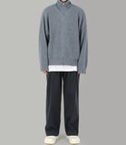 Stock knit zip-up