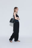 leather chain square bag
