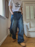 Bolide Washing Baggy Denim Pants