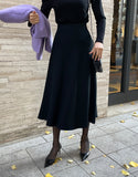 Evea A-line knit skirt