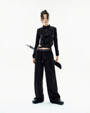 Double-Waisted Jersey Pants
