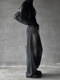 See-through deep round neck tee