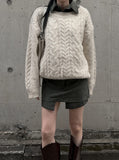 Det Cable Knit Sweatshirt