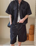 Bion Stitch Bermuda Denim Pants