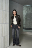 Vintage Washing Biker Jacket