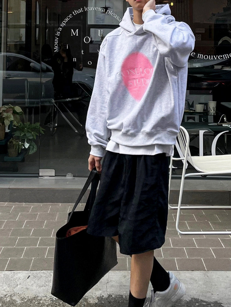 【COSYHARU】Spray Painting Hoodie COSYHARU (コシハル) - スプレーペインティングフーディ / Spray