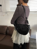 Boran Knot Half Moon Cross Bag