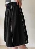 [Unisex] Hucree Track Line Banding Bermuda Pants