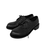 School Round Lace-up Loafers