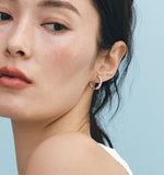 Essence Silver (W) Tennis One Touch Earrings M