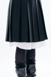 Daphne strap pleats skirt