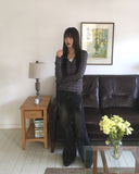 Harit Stripe Button Hooded T-Shirt