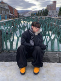Continue Non-fade Balloon Denim Pants