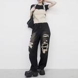 (Unisex) Letian vintage denim pants