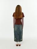 W Stripe Layered Long Sleeve
