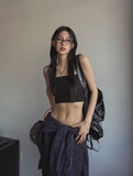 [U-BASIC] Basic Ribbed Tank Top (+With Cup)
