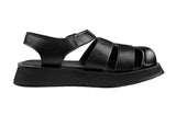 High hoop fisherman leather sandals