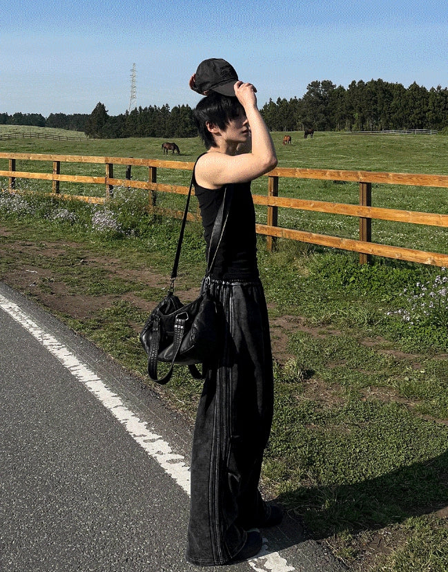[COSYHARU公式] Pigment Track Wide Training Pants COSYHARU (コシハル) - ピグメントトラックワイドトレーニング