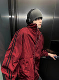 Ultra Light High-Neck Side Track Windbreaker