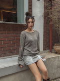 Teen Grey Brush Skirt