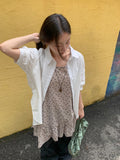 Satchi Short Sleeve Puff Sleeve Blouse