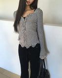 Levin Frill Lace Cardigan