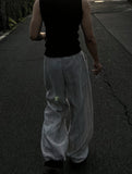 Summer Stripe Wide Linen Pants