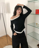 Nick Stud Layered Long Sleeve