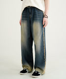 Rip Off Washing Denim Pants