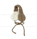 Fleece Knit Cable Earmuffs